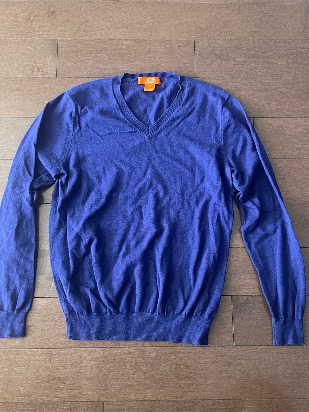 Joe Fresh Men's V-Neck Sweater in Blue